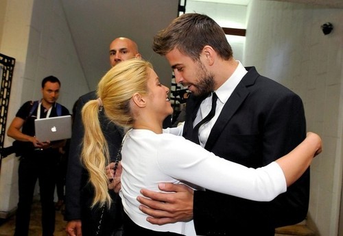  G. Pique in Israel with शकीरा