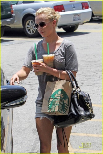  Hayden Panettiere: Sunny Starbucks Run!