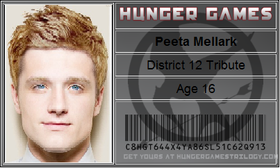  Josh as Peeta Mellark