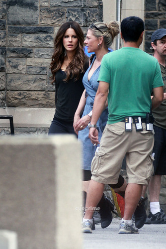  Kate Beckinsale spotted on the Set of Total Recall in Toronto, Jun 21