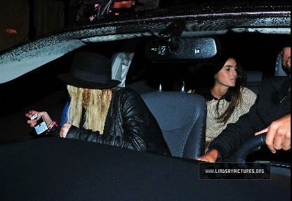  Lindsay Lohan Leaving Gjelina Restaurant
