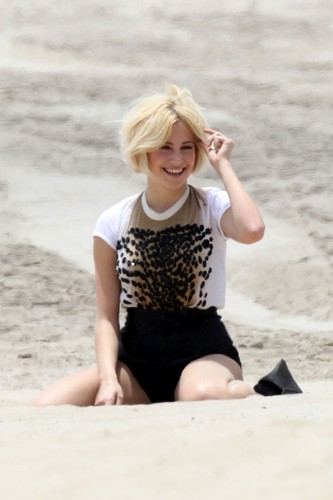  Photoshoot Candids At the plage in Los Angeles