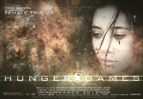  The Hunger Games fanmade movie poster - District 4 Tribute Girl