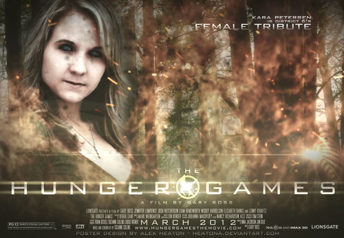  The Hunger Games fanmade movie poster - District 6 Tribute Girl