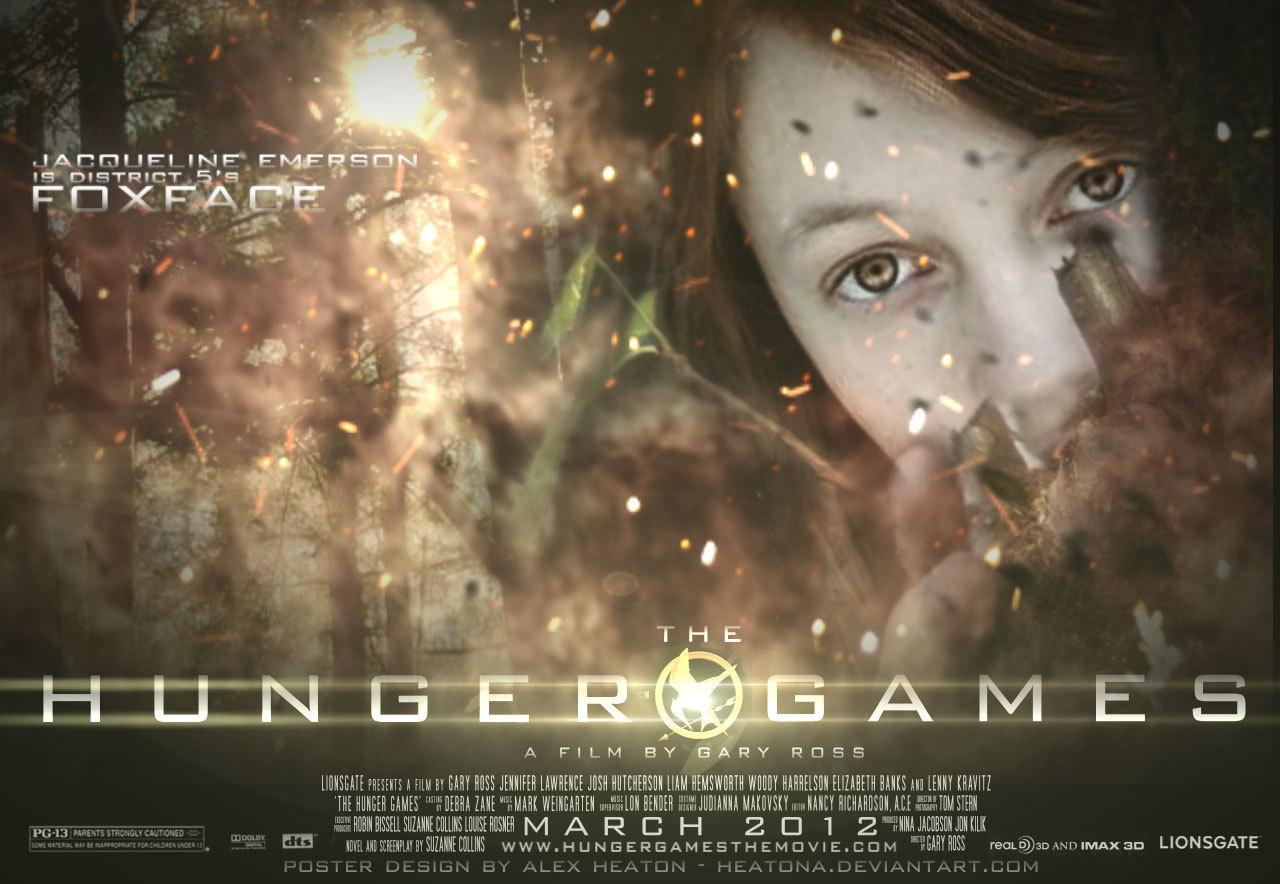 The Hunger Games fanmade movie poster - Foxface