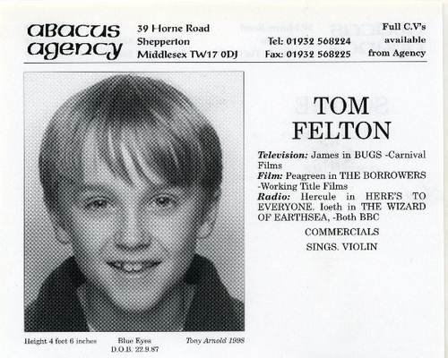  Tom's original agency card