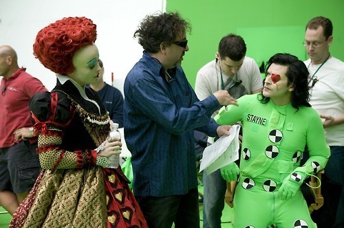 Alice in Wonderland behind the scenes - Helena Bonham Carter Photo ...