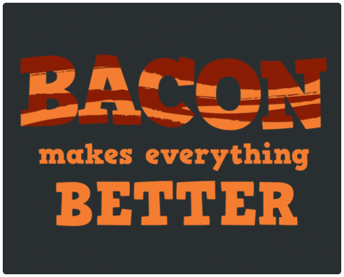  bacon, toucinho is better!!!