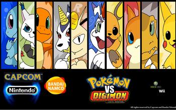  Digimon vs. Pokemon