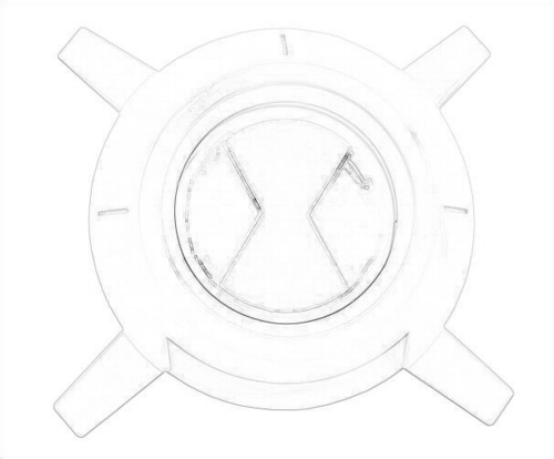 Drawing Of The Ben 10 Ultimate Alien Ultimate Symbol