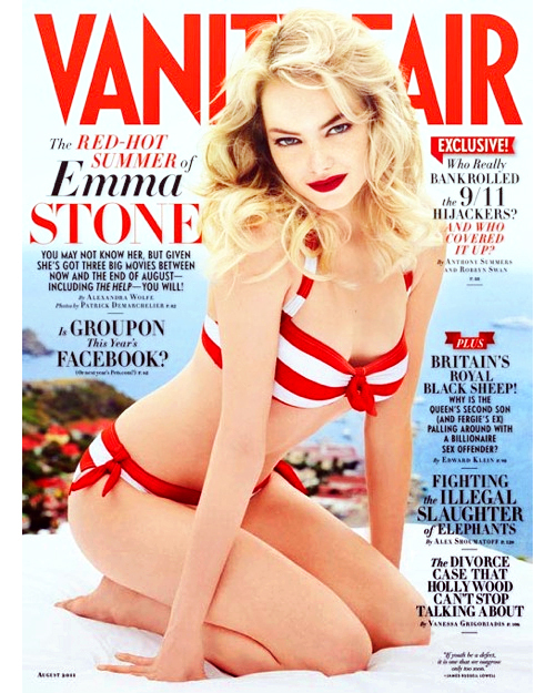 Emma Stone covers Vanity Fair, August 2011