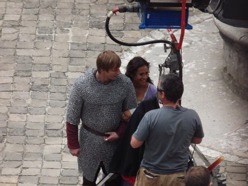  Filming Arwen Courtyard scene