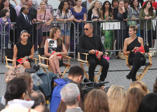  June 24: Filming 'Project Runway' in Battery Park