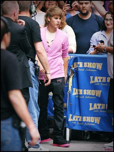 Justin Bieber On Macy's 2011