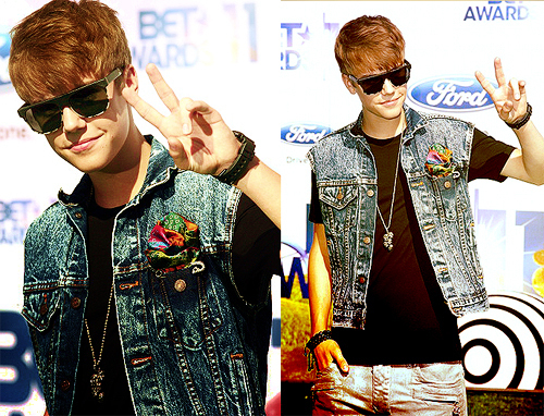 Justin at BET Awards