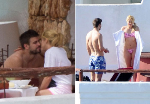  Шакира e Piqué curtem férias em Ibiza