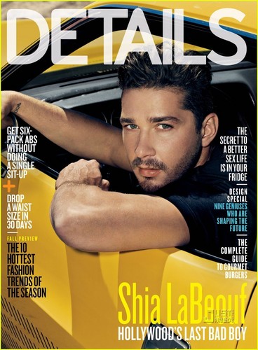  Shia LaBeouf Covers 'Details' August 2011