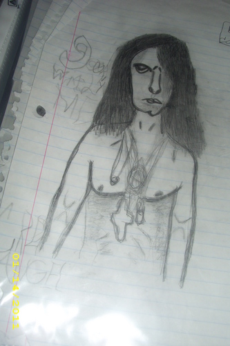  1st Criss Angel sketch that I ever drew