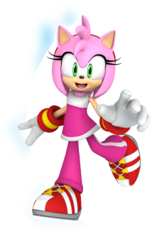  Amy in sonic free riders