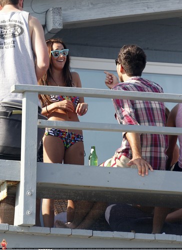 Ashley - Celebrating her 26th birthday in Malibu with Zac Efron and friends - July 02, 2011 HQ