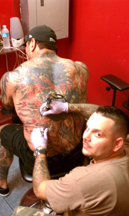 Batista's new tattoo