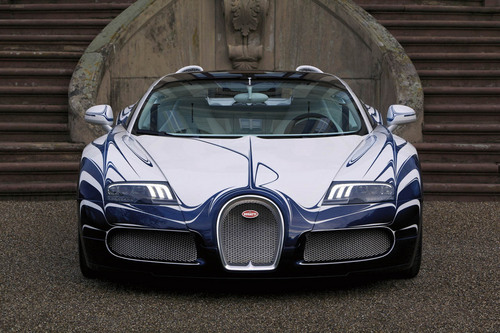 Bugatti Veyron Grand Sport LOr blanc
