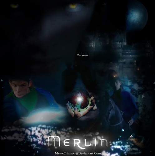 Dark! Merlin Season 4 Poster