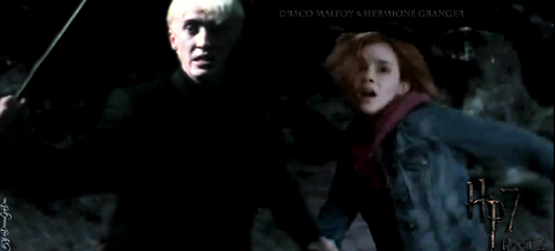  Draco Malfoy and Hermione Granger hp7 part 2