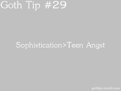  Goth Tip #29