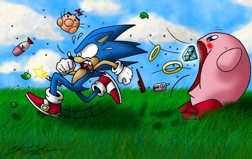  Kirby and Sonic