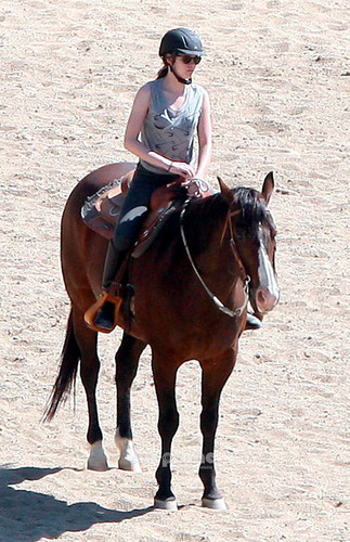 Kristen Stewart has a great day out horseback riding in Malibu, Jul 1 