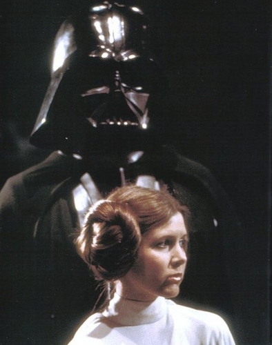 Leia and Vader