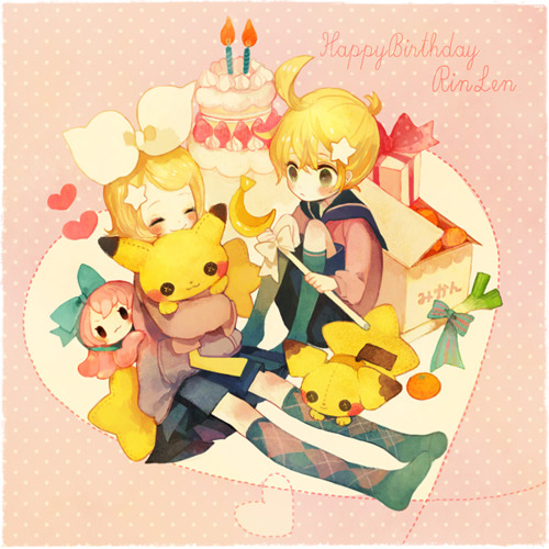 Len with Pokemon