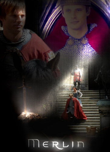  Merlin Season 4 King Arthur Poster