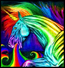  arco iris unicorn puke