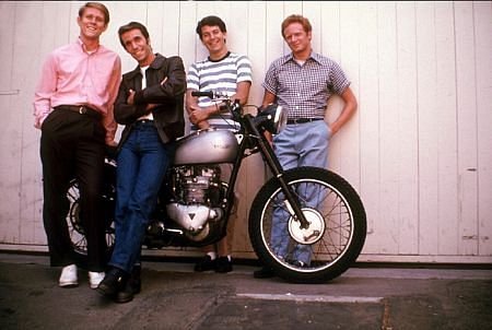  Richie,Fonzie,Potzie, and Ralph Motorcycle