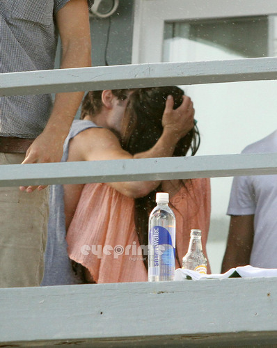 Zac & Ashley hugging and kissing in Malibu, July 2