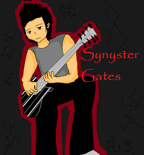  a pic of Synyster I drew