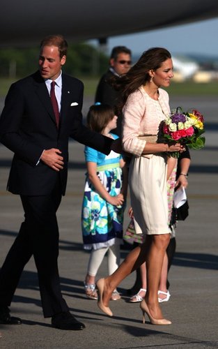  Prince William and Kate Middleton arriving at Charlottetown Airport in Prince Edward Island.