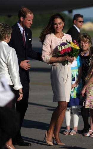  Prince William and Kate Middleton arriving at Charlottetown Airport in Prince Edward Island.
