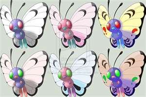  All Shiny Forms Of Butterfree