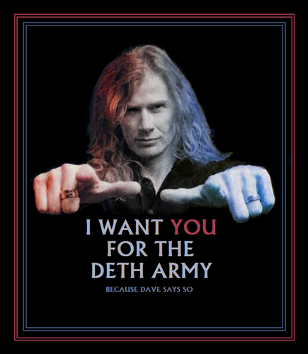  Dave Mustaine Poster