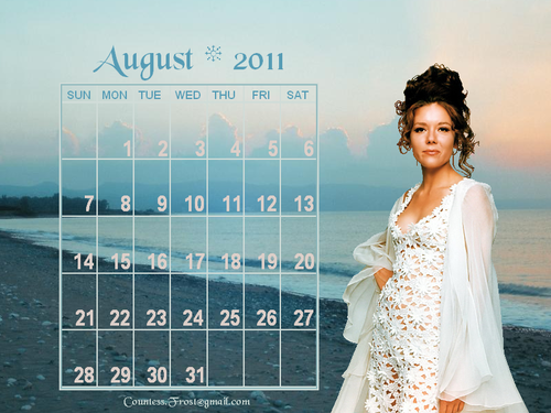 Diana - August 2011 (calendar)