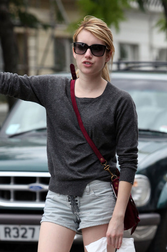  Emma Roberts spotted out in Notting Hill, London, July 5.