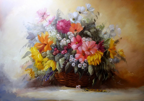  Floral Paintings...