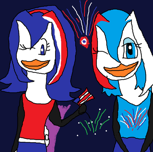  HAPPY FOURTH OF JULY FROM ME AND PU'AR!! ^^
