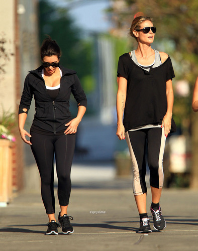  June 26: Jogging with Kim Kardashian in Battery Park