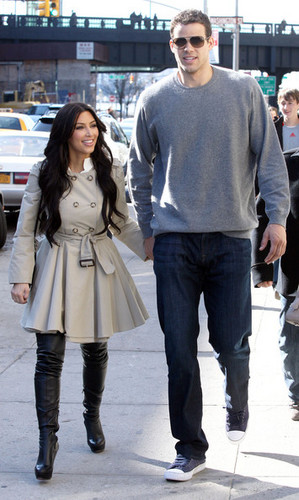 Kim Kardashian and Kris Humphries in NYC