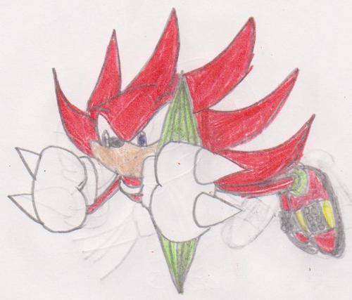  Knuckles with a piece of the master zamrud, emerald