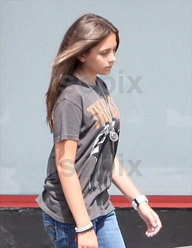 Prince, Paris, and Blanket Leaving Acting Class 7/6/2011